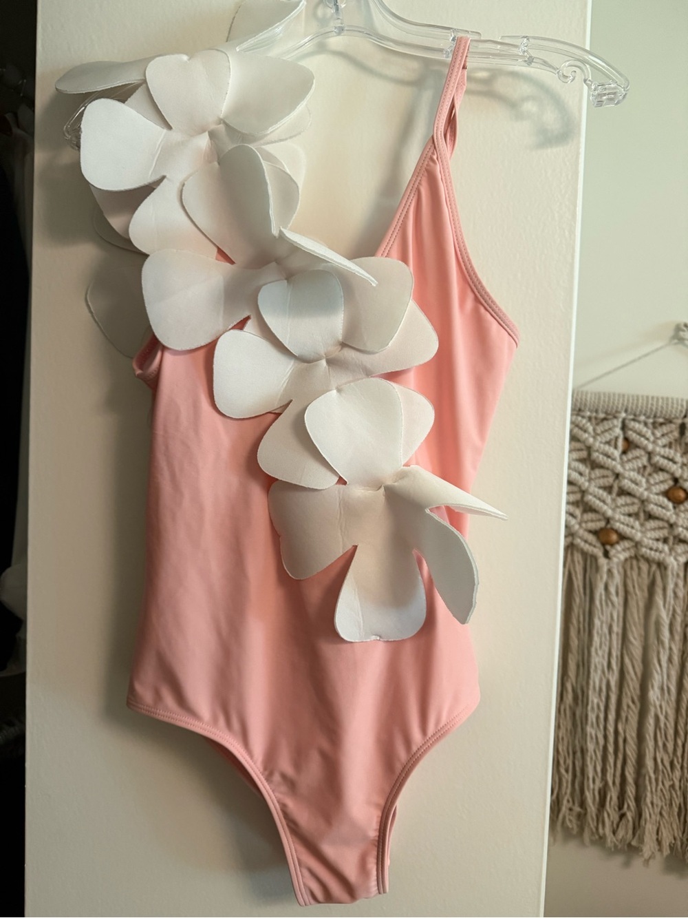 Floral and ruffle bathing suits.